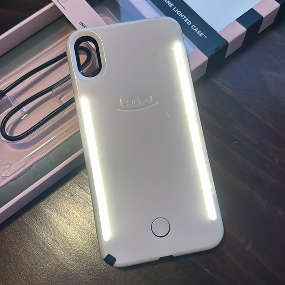 LuMee Duo iphone XS Max in Millennial Pink - Picture 2 of 4